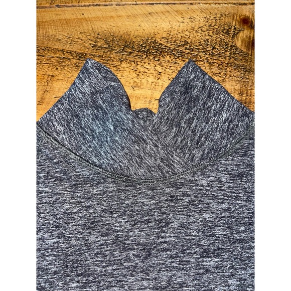 Womens Lululemon Warm Your Core Long Sleeve High Neck Top‎ Pleated Back Gray - Picture 3 of 8